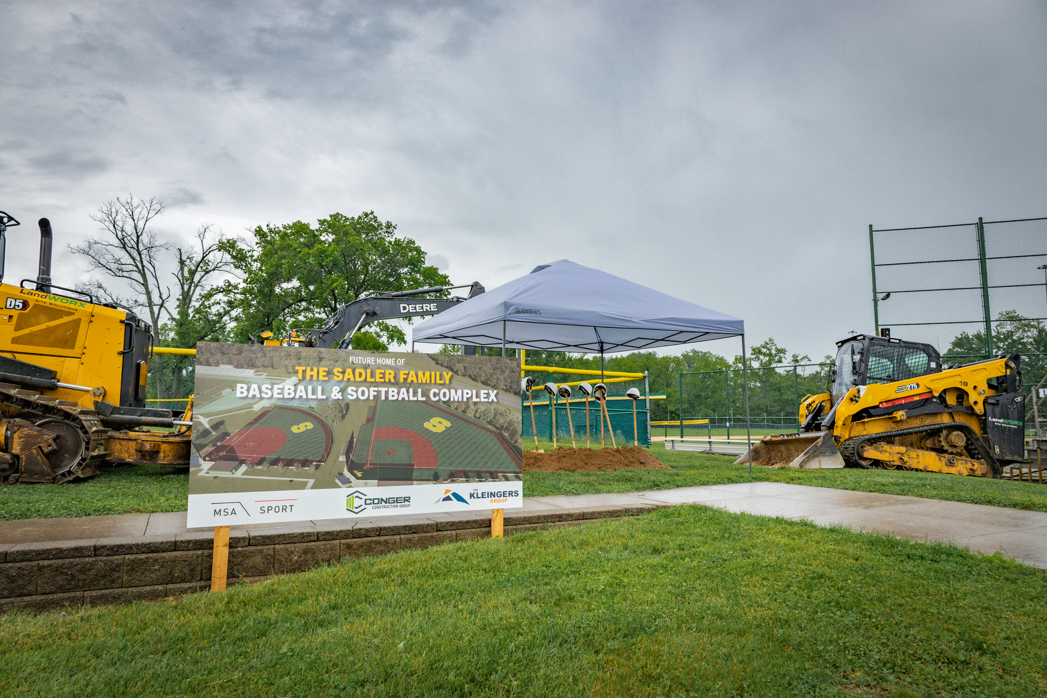 Sycamore Baseball Softball Groundbreaking 03